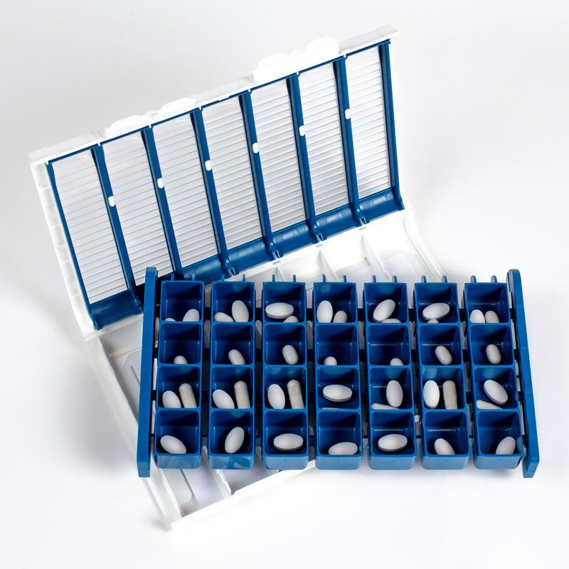 Doseringsæske - 7x4 rum - Seniorshop