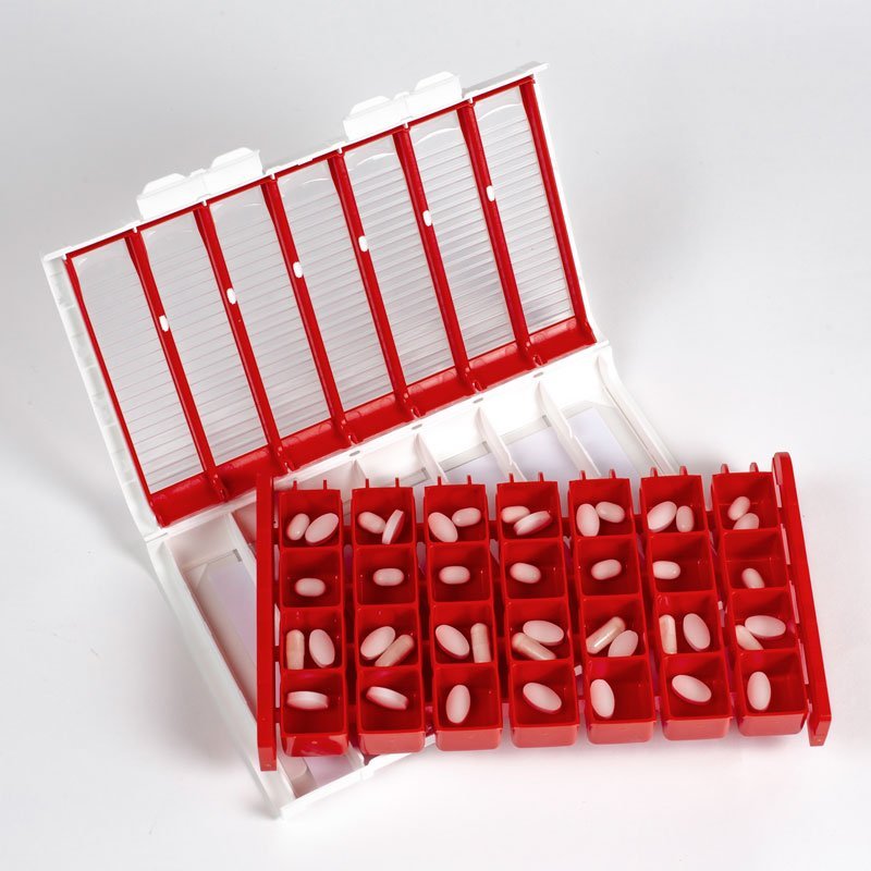 Doseringsæske - 7x4 rum - Seniorshop