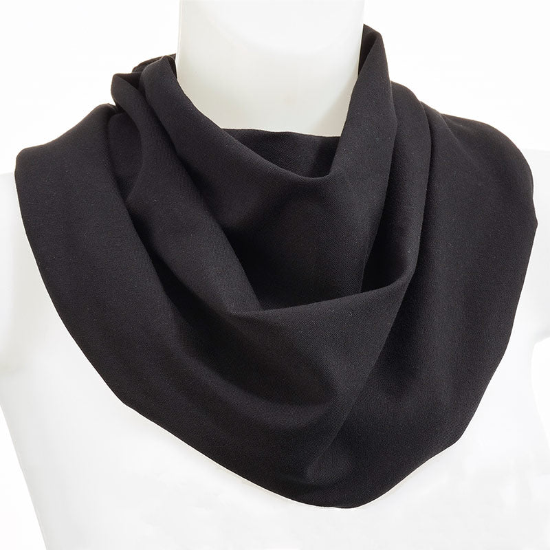 Honni tørklæde / Hagesmæk - Sort - Seniorshop