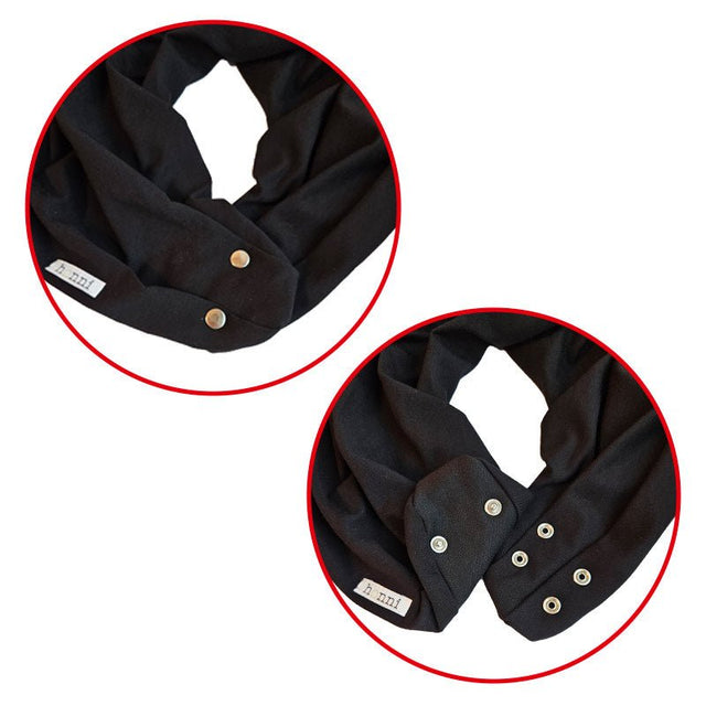 Honni tørklæde / Hagesmæk - Marineblå - Seniorshop