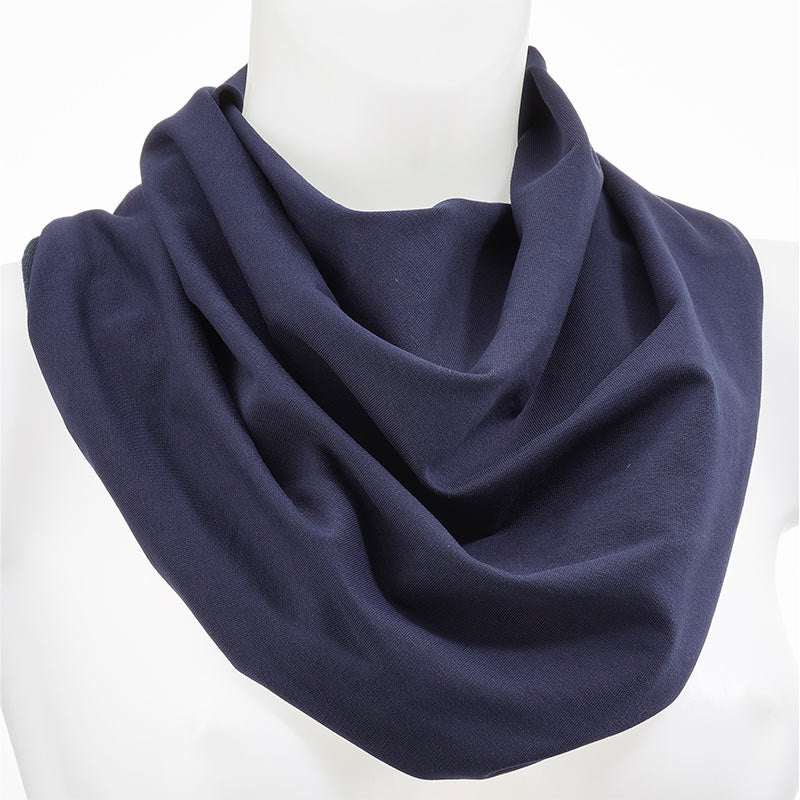 Honni tørklæde / Hagesmæk - Marineblå - Seniorshop