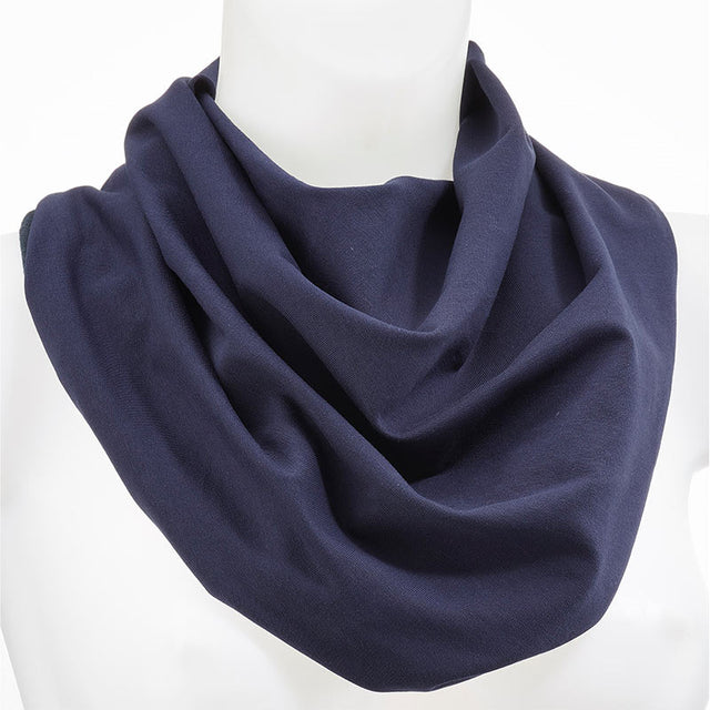 Honni tørklæde / Hagesmæk - Marineblå - Seniorshop