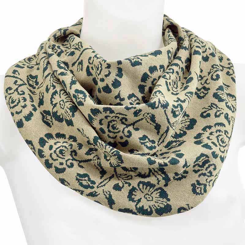 Honni tørklæde / Hagesmæk - Olivengrøn - Seniorshop