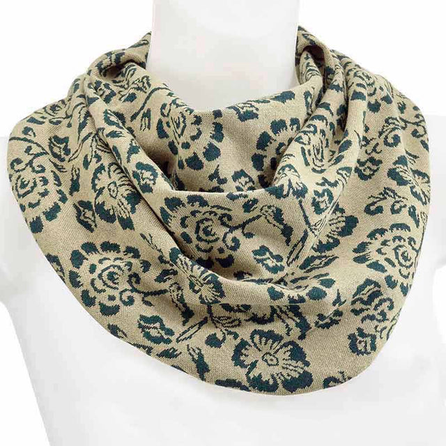 Honni tørklæde / Hagesmæk - Olivengrøn - Seniorshop