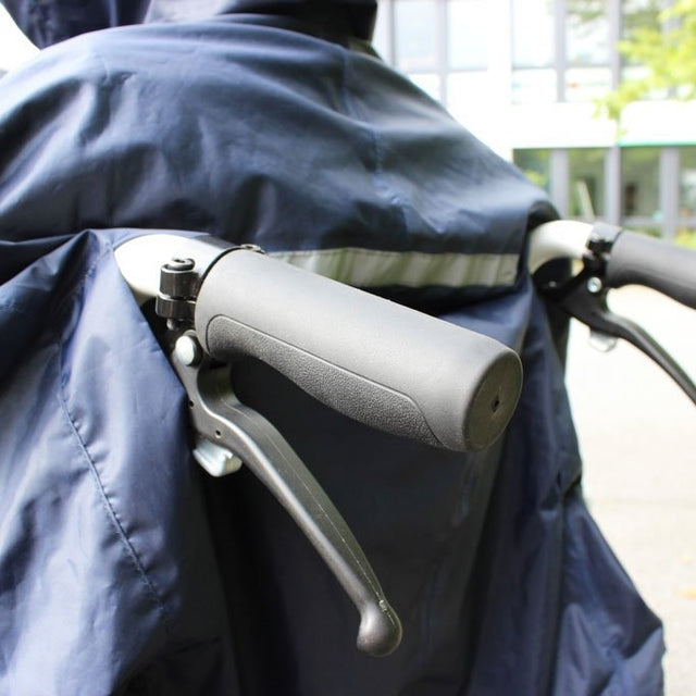 Foret regnslag / Poncho med hætte - Seniorshop