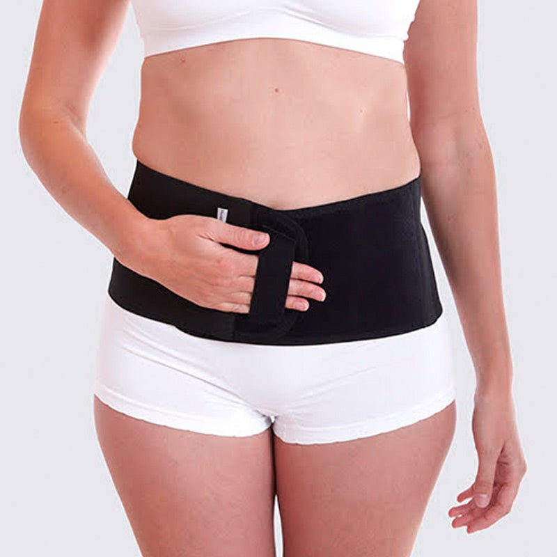 Sort stomibælte - Klip selv hul - Seniorshop