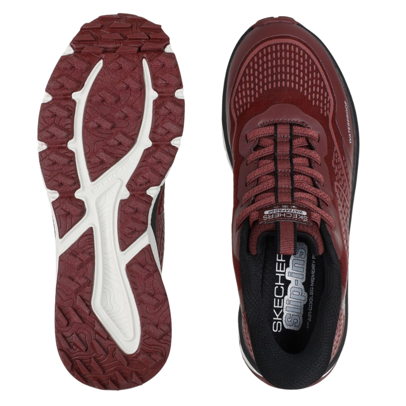 Skechers slip-in outdoor damesneaker - Rød
