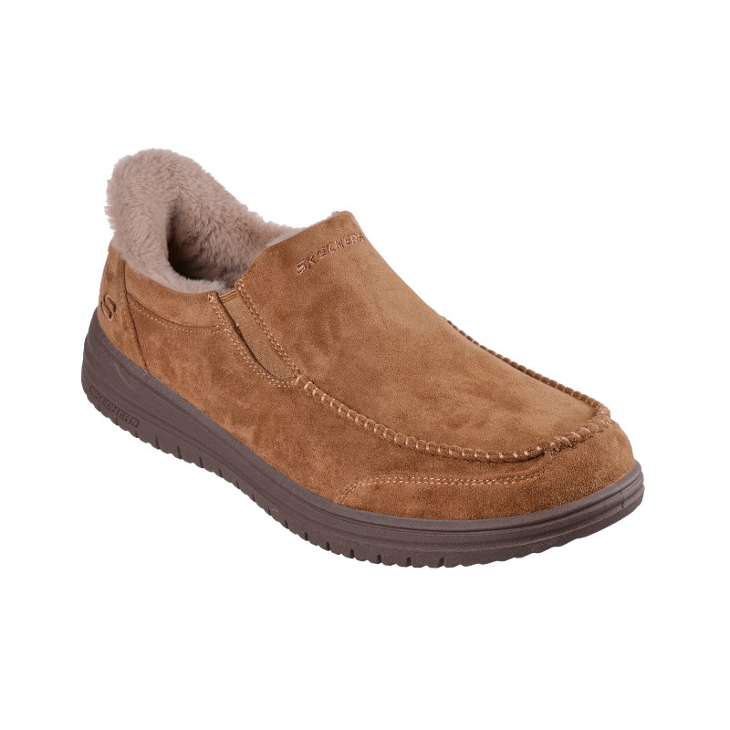 Skechers slip-in herrehjemmesko - Brun