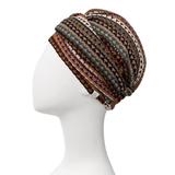 Sapphire Boho turban - Autumn Lace