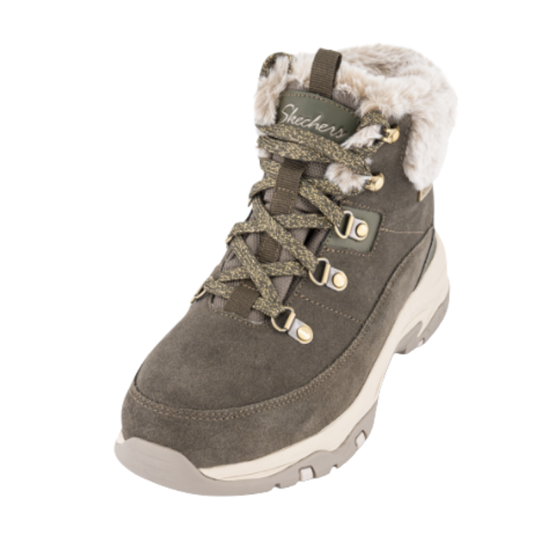 Skechers outdoor damestøvle - Oliven