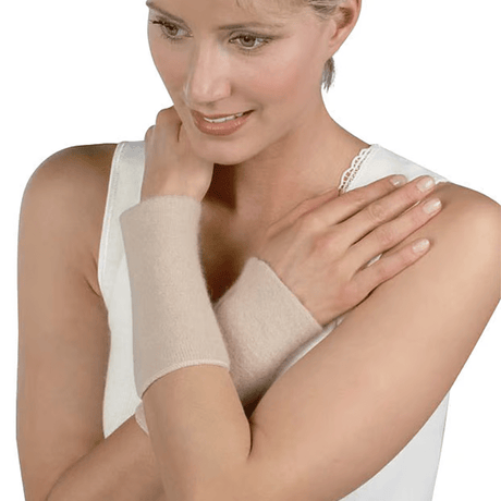 Muffedisse / håndledsvarmer med angorauld