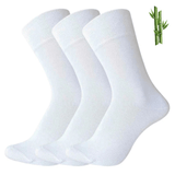 Bambus diabetesstrømper - Hvide