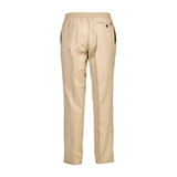 Lette bukser med elastikkant - Sand