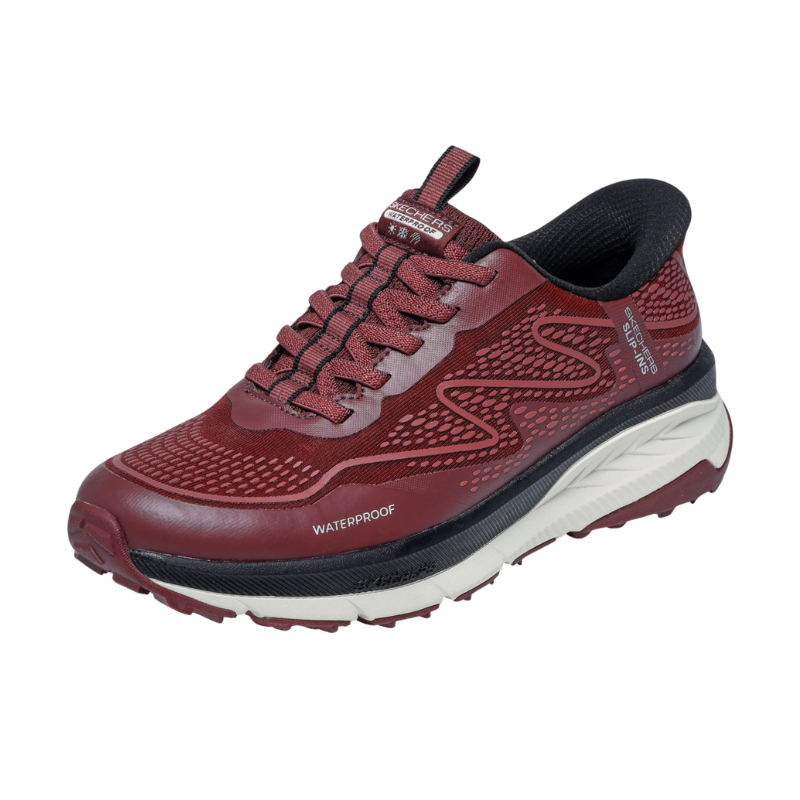 Skechers slip-in outdoor damesneaker - Rød