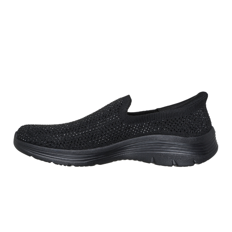 Skechers slip-in damesko - Sort