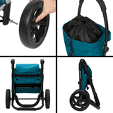 Go Two Compact indkøbsvogn - Blå