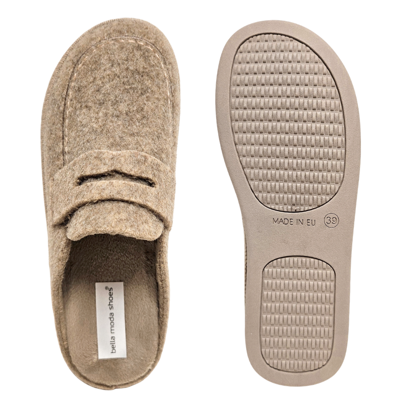 Bella Moda damehjemmesko - Sand