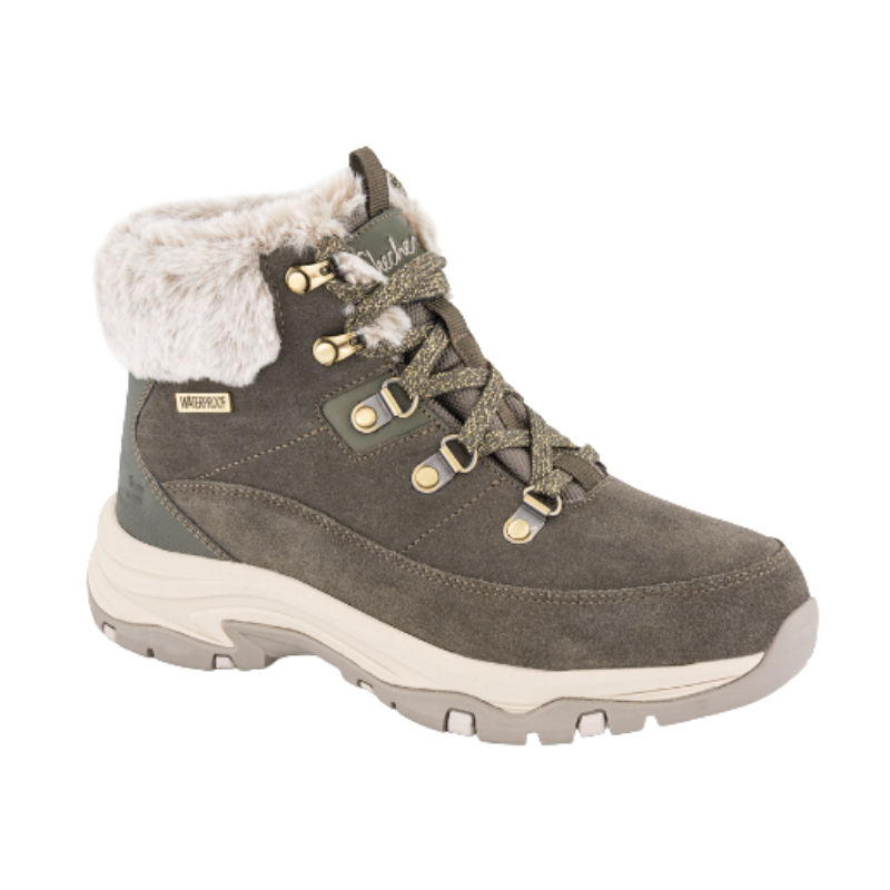 Skechers outdoor damestøvle - Oliven