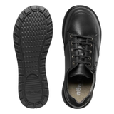 New Feet damesko med snøre og lynlås - Sort