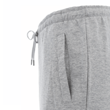 Knælange shorts med elastik - Grå