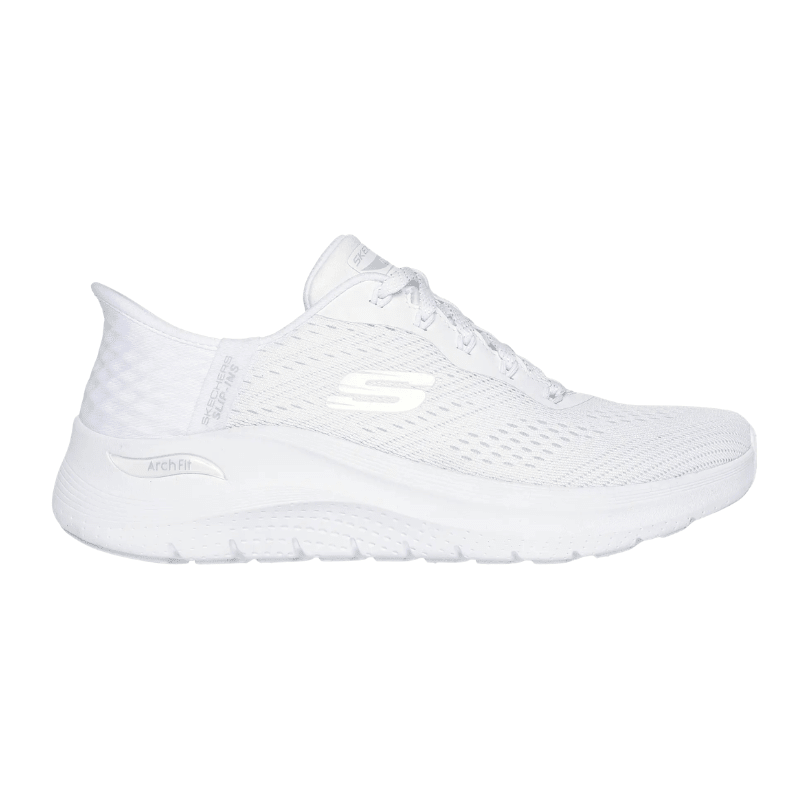 Skechers slip - in damesneaker - Hvid