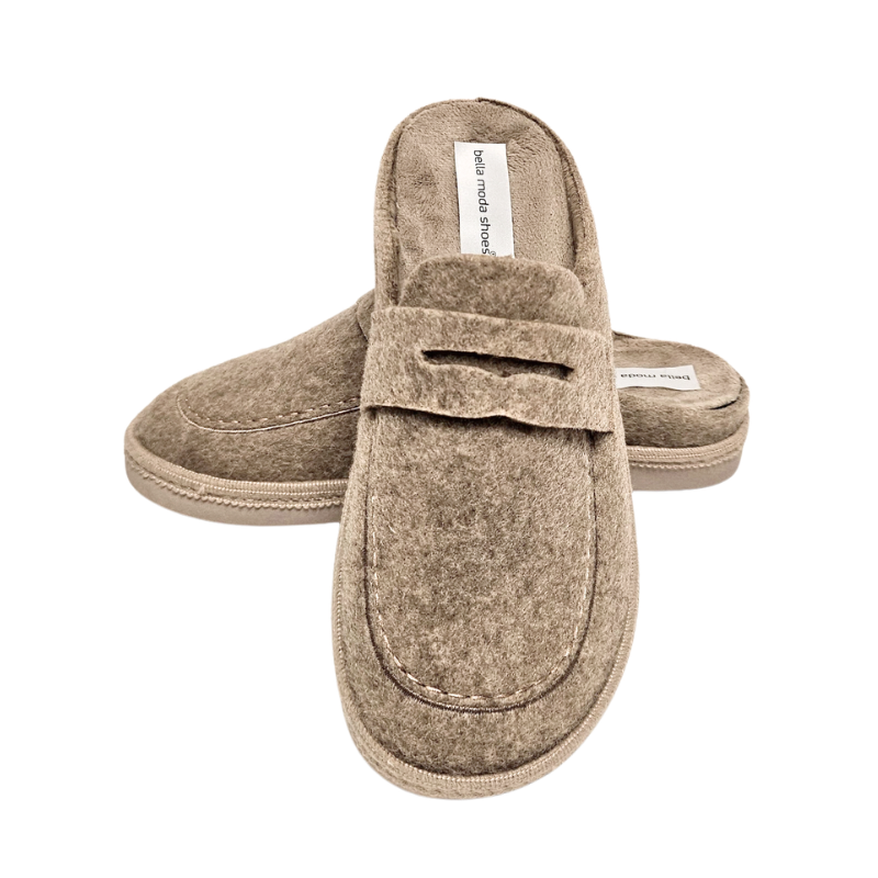 Bella Moda damehjemmesko - Sand