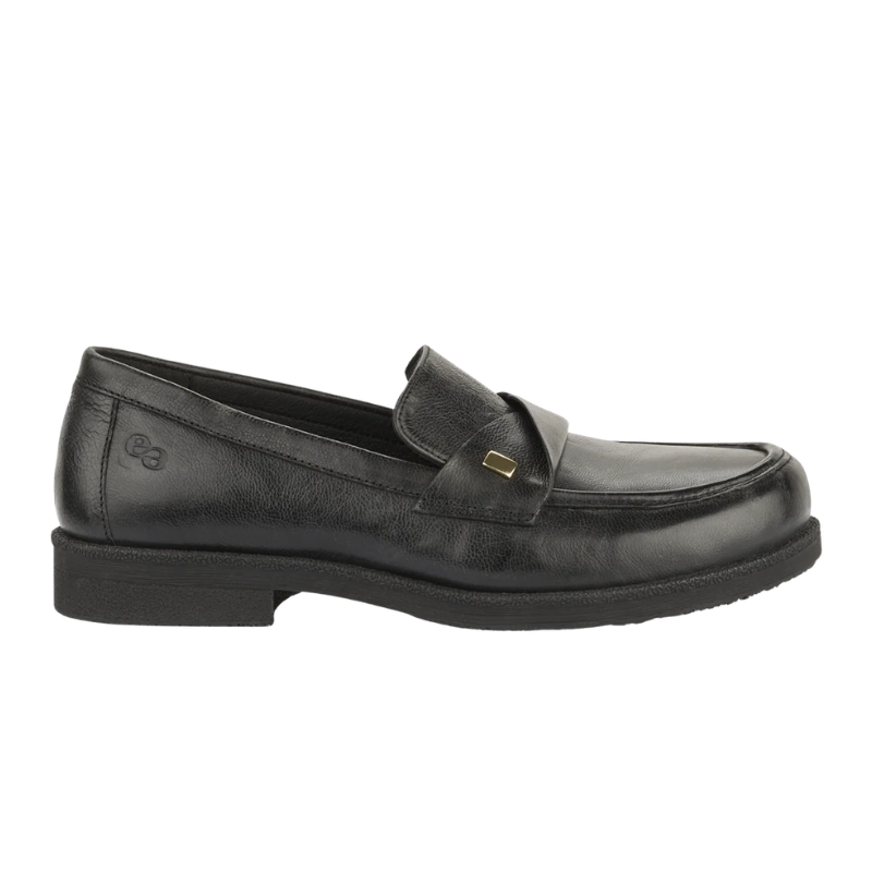 Green Comfort bred dameloafer - Sort
