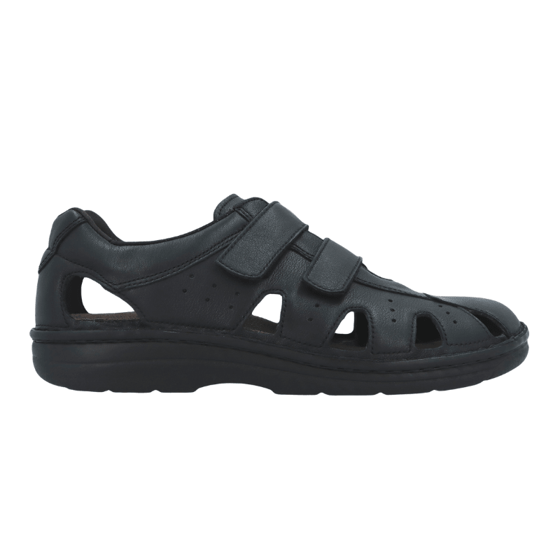Berkemann lukket herresandal - Sort