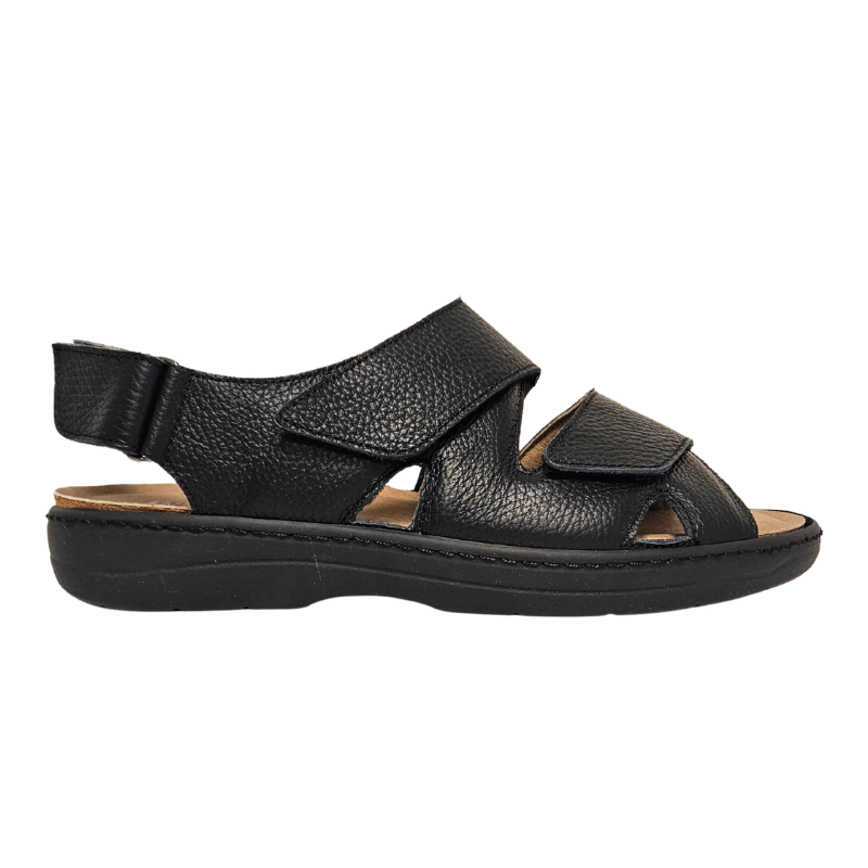 Tecnica herresandal med velcro - Sort