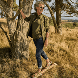 Green Comfort damesandal - Grøn