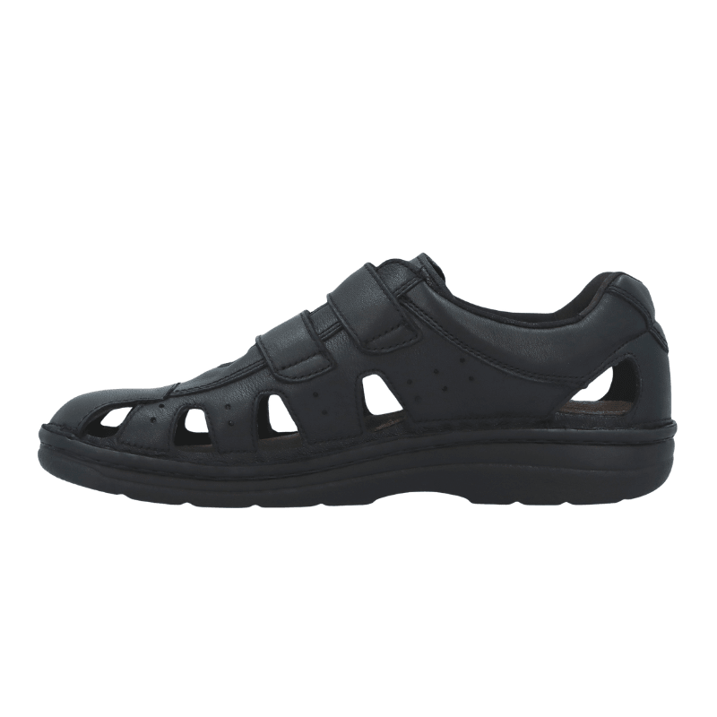Berkemann lukket herresandal - Sort