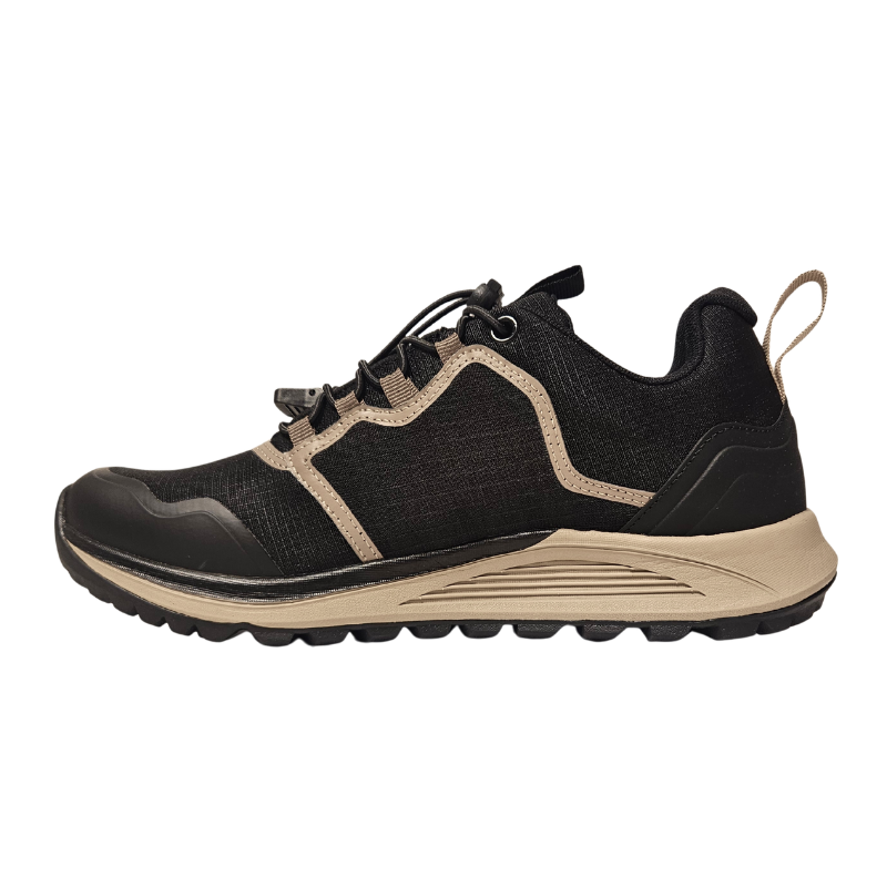 Green Comfort outdoor damesneaker - Sort