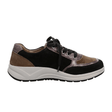 Fidelio sporty damesneaker - Sort/brun