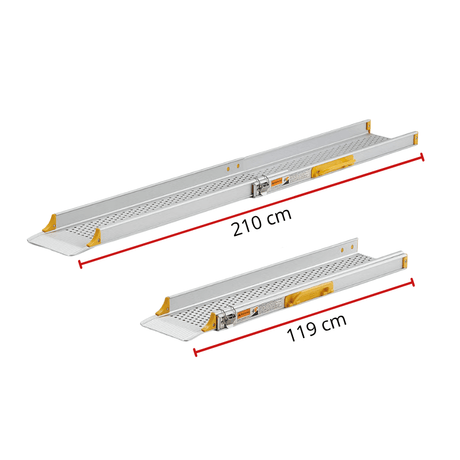 Teleskop rampe - 210 cm