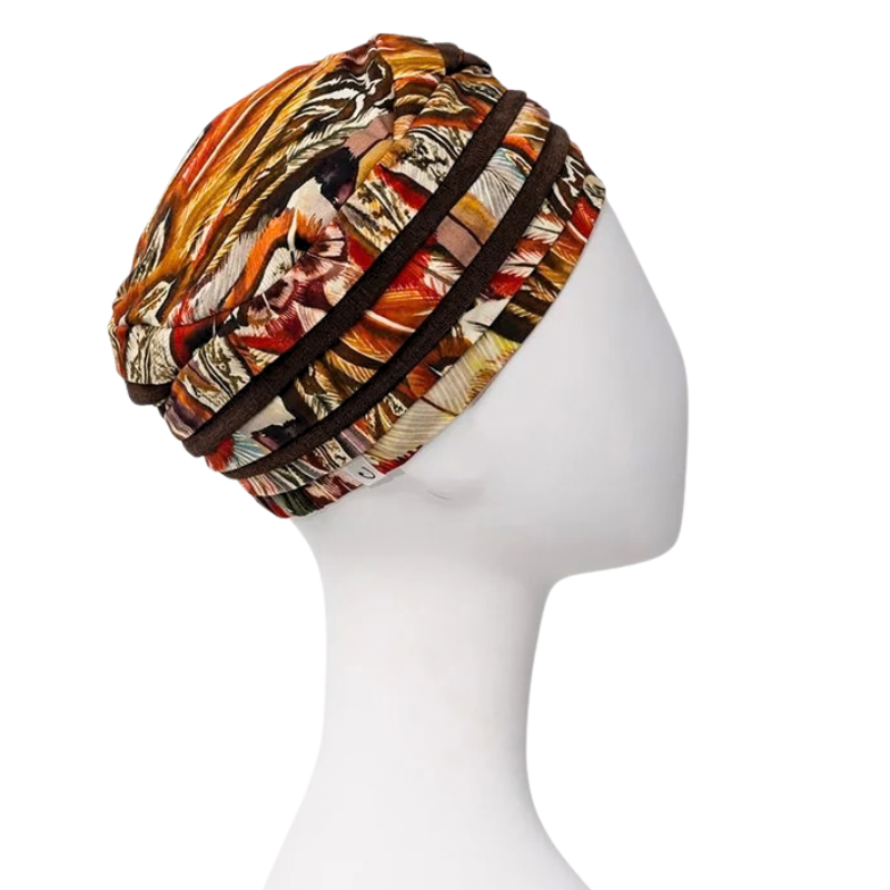 Shanti turban - Tribal Feathers