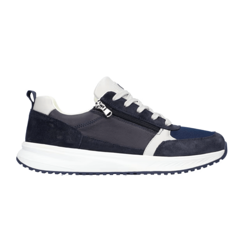 Waldläufer bred herresneaker - Blå