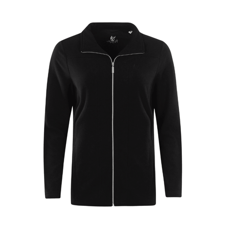 Cardigan i fleece til damer - Sort