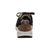 Fidelio sporty damesneaker - Sort/brun