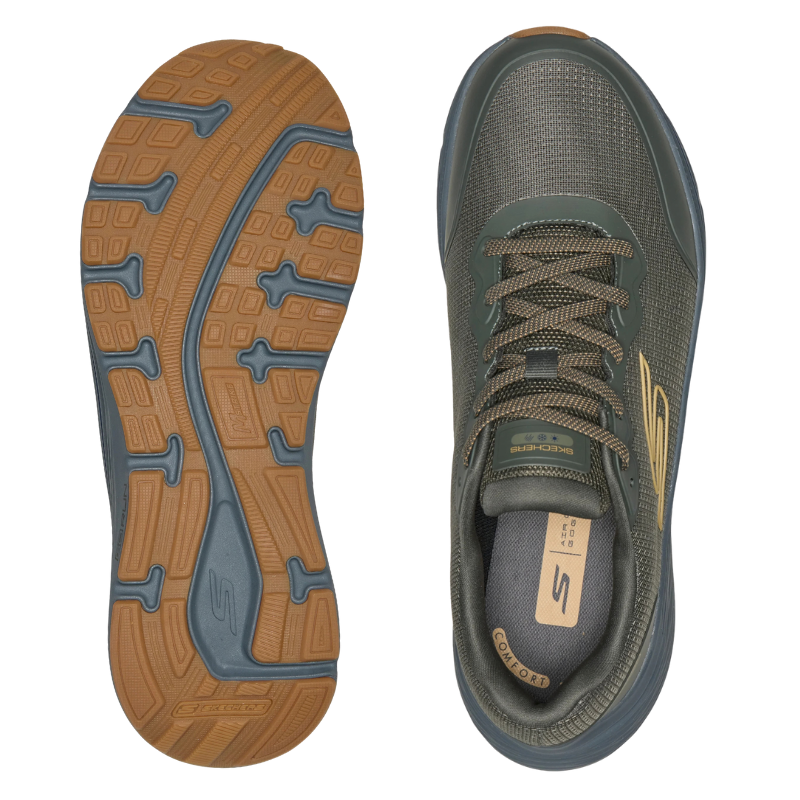 Skechers vandtæt herresneaker - Oliven