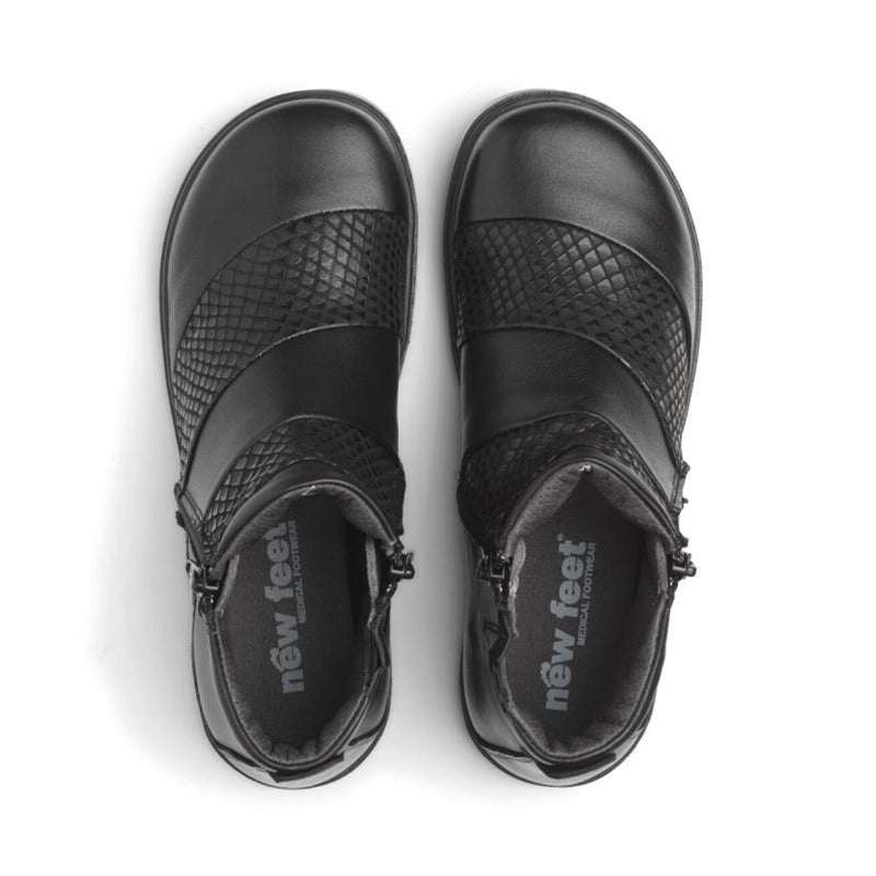 Ankelstøvlett, Svart, New Feet