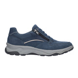 Herrensneaker mit Reißverschluss, Blau, Waldläufer