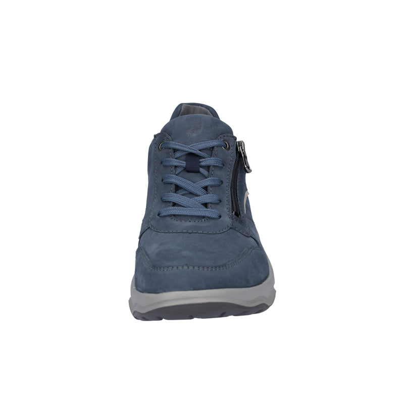 Herrensneaker mit Reißverschluss, Blau, Waldläufer