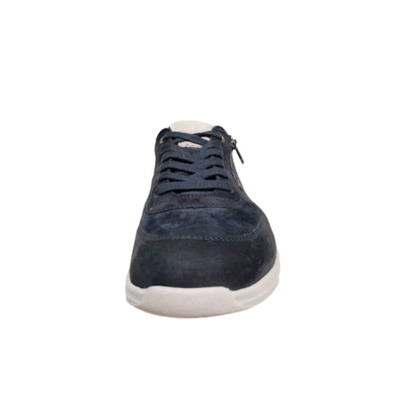 Herrenschuhe mit Reißverschluss, Dunkelblau, Fidelio