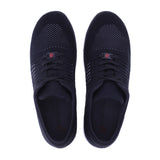 Herresneaker, svart strikk, Berkemann