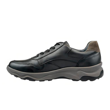 Herrensneaker, Schwarz, Waldläufer