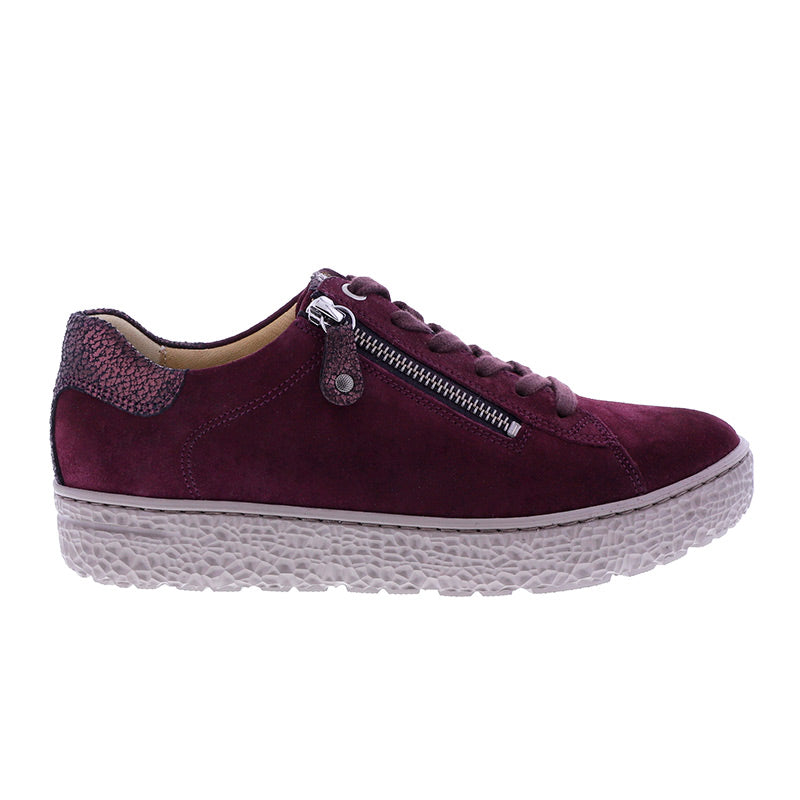 Sneaker med plateausåle, Bordeaux, Hartjes