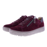 Sneaker med plateausåle, Bordeaux, Hartjes
