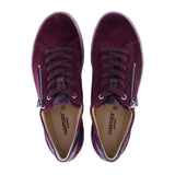 Sneaker med plateausåle, Bordeaux, Hartjes