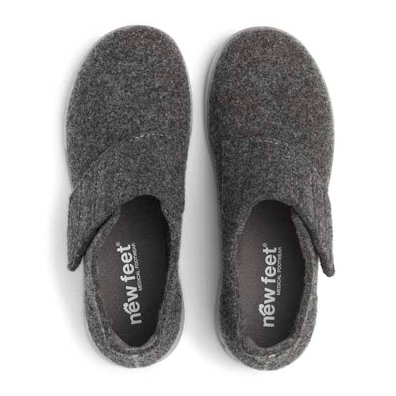 Damehjemmesko, Grå, New Feet