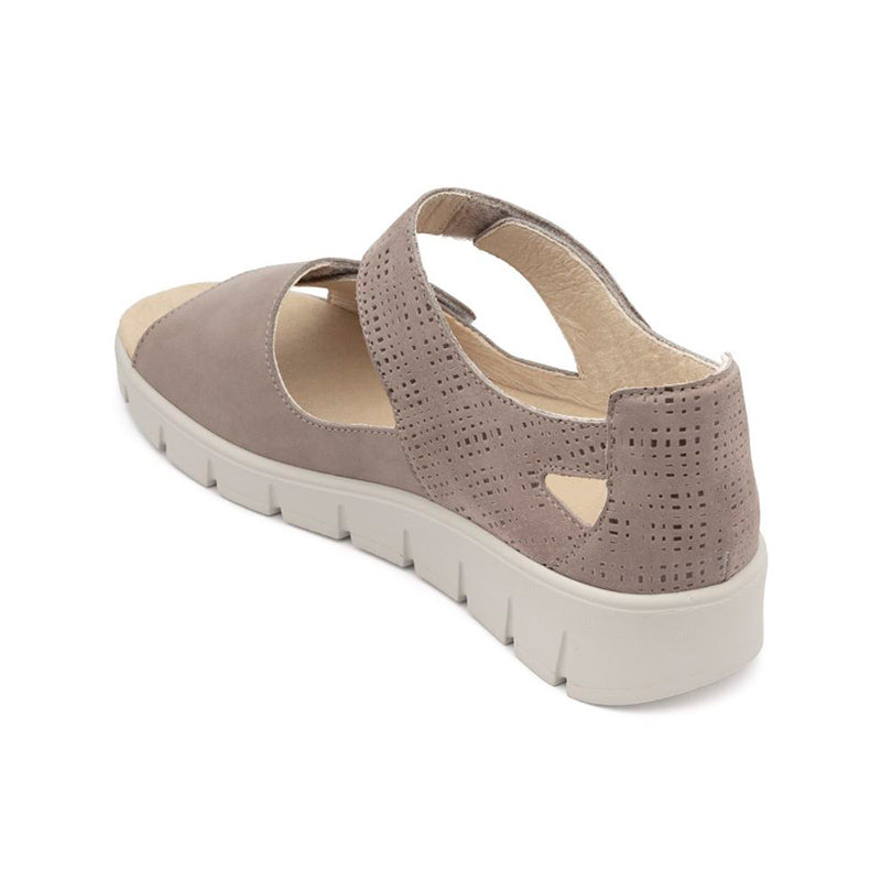 Damensandale, Beige, Waldläufer